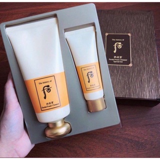 Bộ sữa rửa mặt & tẩy trang whoo vàng facial foam cleanser