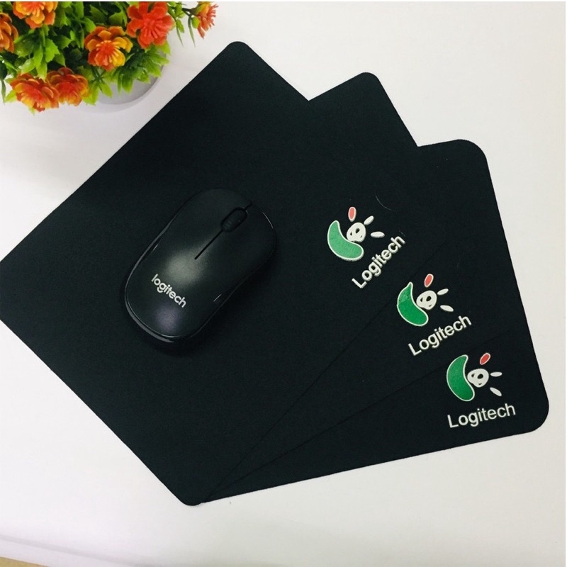 Miếng lót chuột Đen trơn 20x24cm