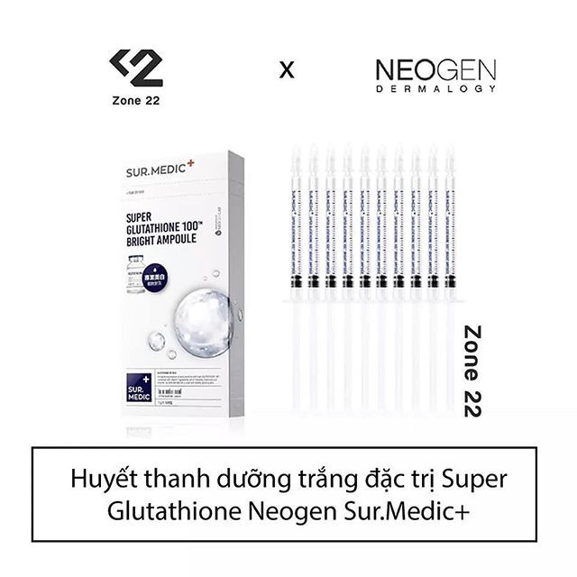 [Giá tốt] Tinh Chất Truyền Trắng Neogen Sur.Medic+ Super Glutathione 100 Bright Ampoule - Chính hãng