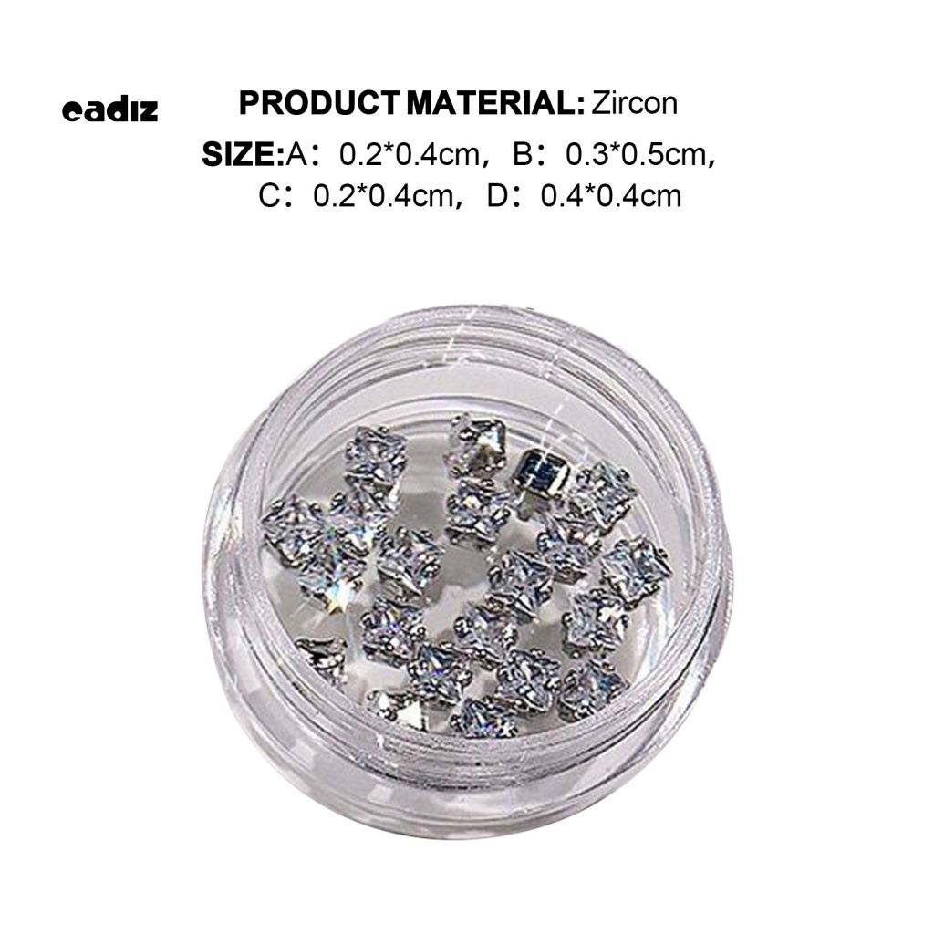 Phụ Kiện Đá Trang Trí Móng Tay Hình Giọt Nước/ Mắt Ngựa DIY Cho Nữ