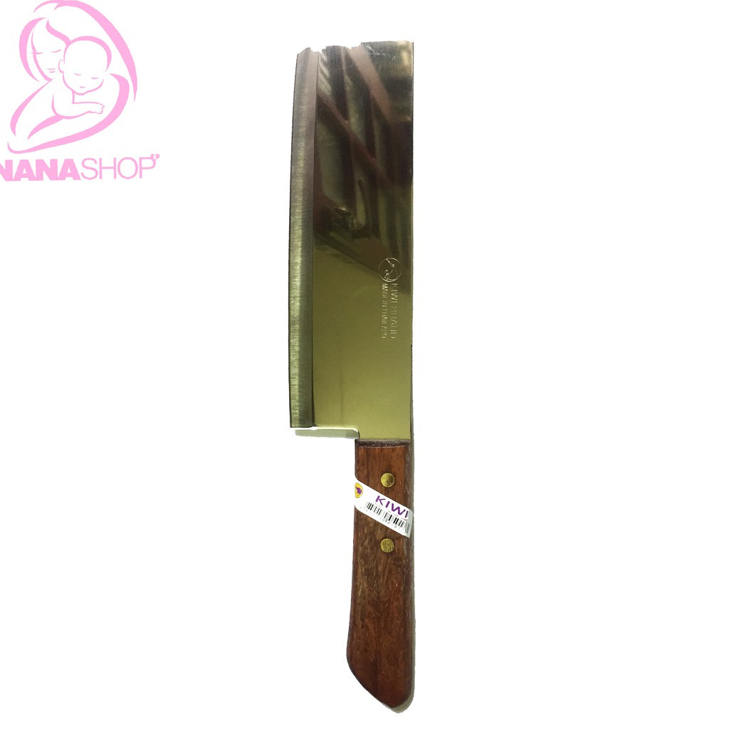 [ Chính hãng có bảo hành ] DAO NHÀ BẾP TRUNG CÁN GỖ KIWI THÁI LAN MS22-21