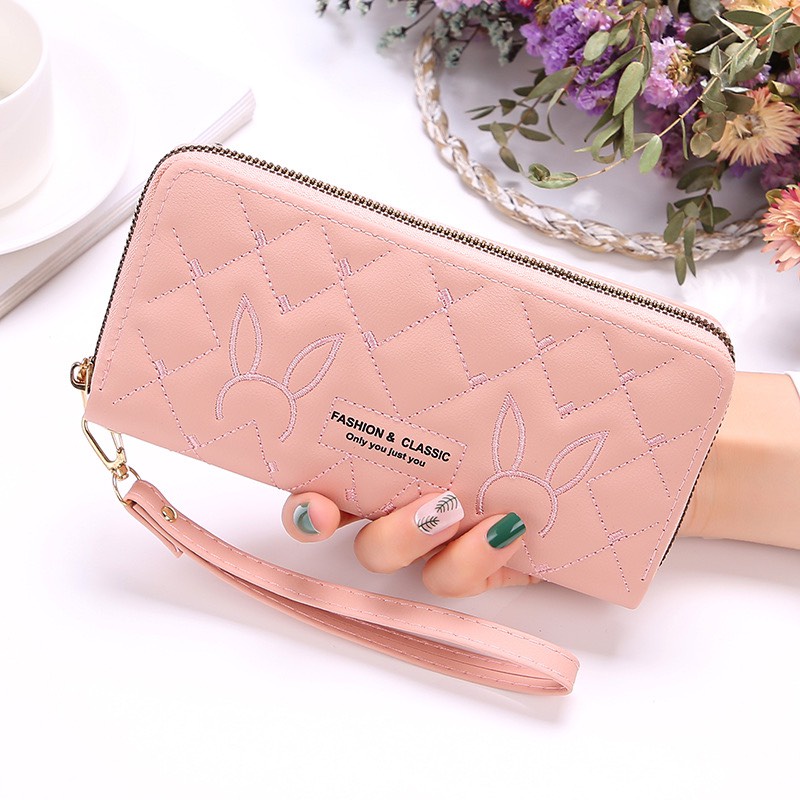 Ví nữ đựng tiền nhiều ngăn dáng dài 550 chất da cao cấp phong cách thanh lịch