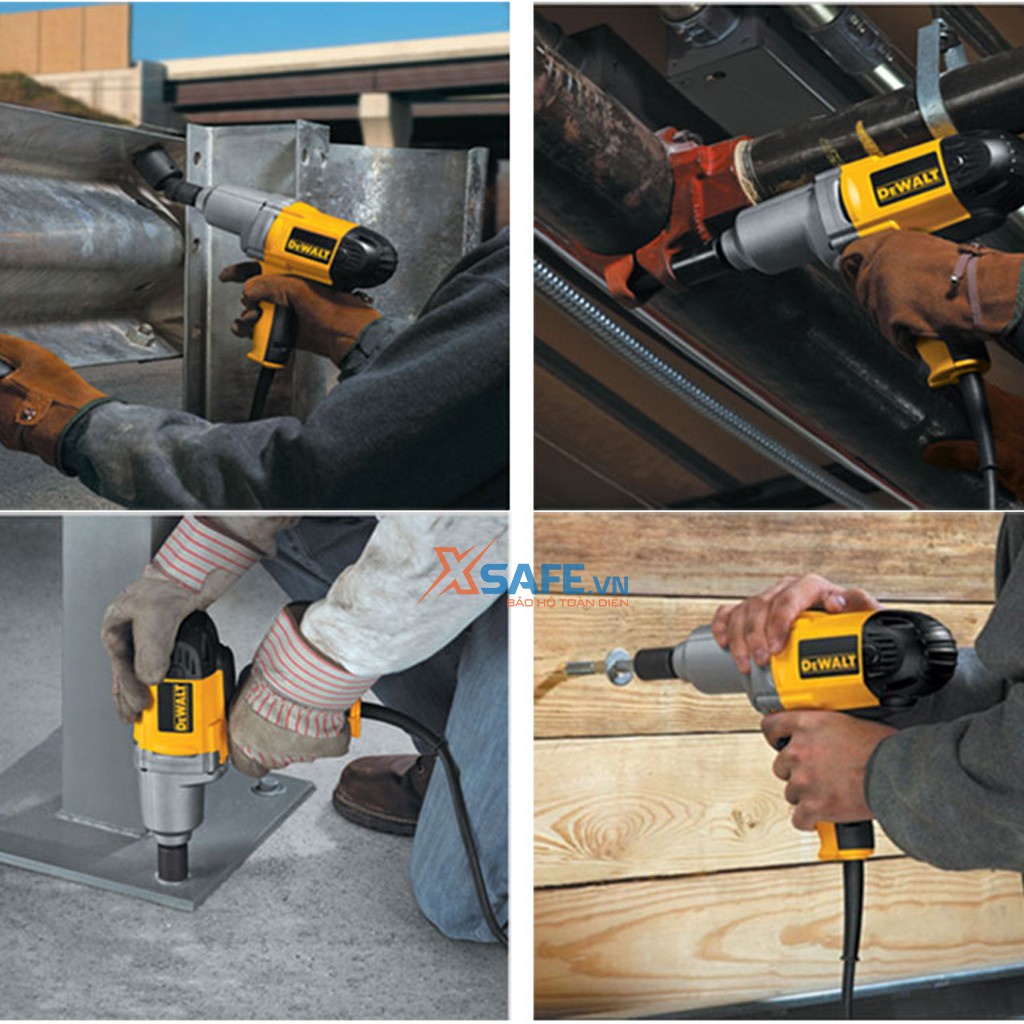Máy vặn bulong cầm tay DEWAT DW293-B1 công suất 710W. Máy khoan vặn bu lông dùng trong các dây chuyền lắp ráp, gara ô tô