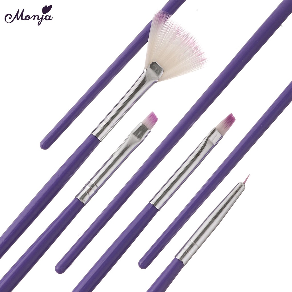 Set cọ 7 chiếc MONJA chuyên dụng trang trí móng tay