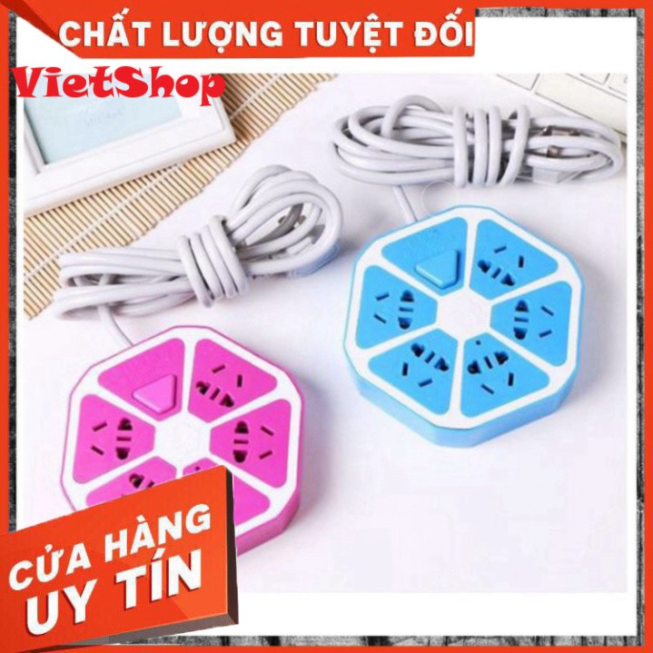 Ổ Cắm Điện Đa Năng Hình Trái Cam, Có Cổng Sạc USB Đa Năng Tiện Dụng - VietShop