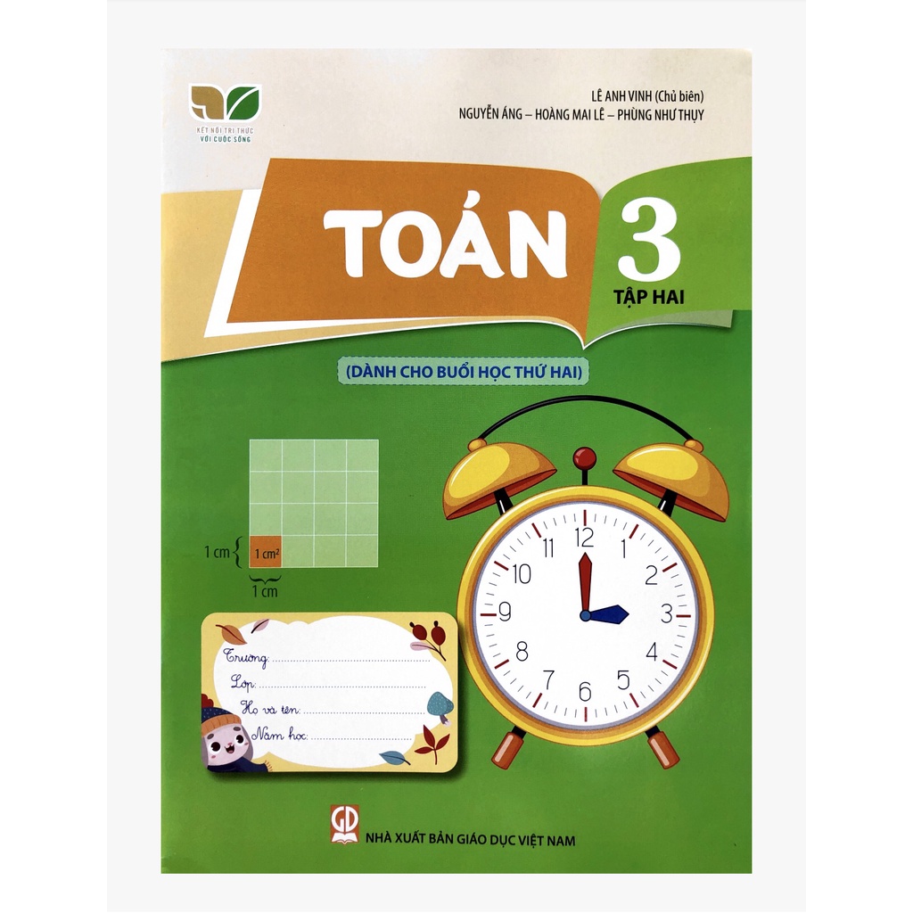 Sách - Toán 3 dành cho buổi học thứ hai - Kết nối tri thức với cuộc sống