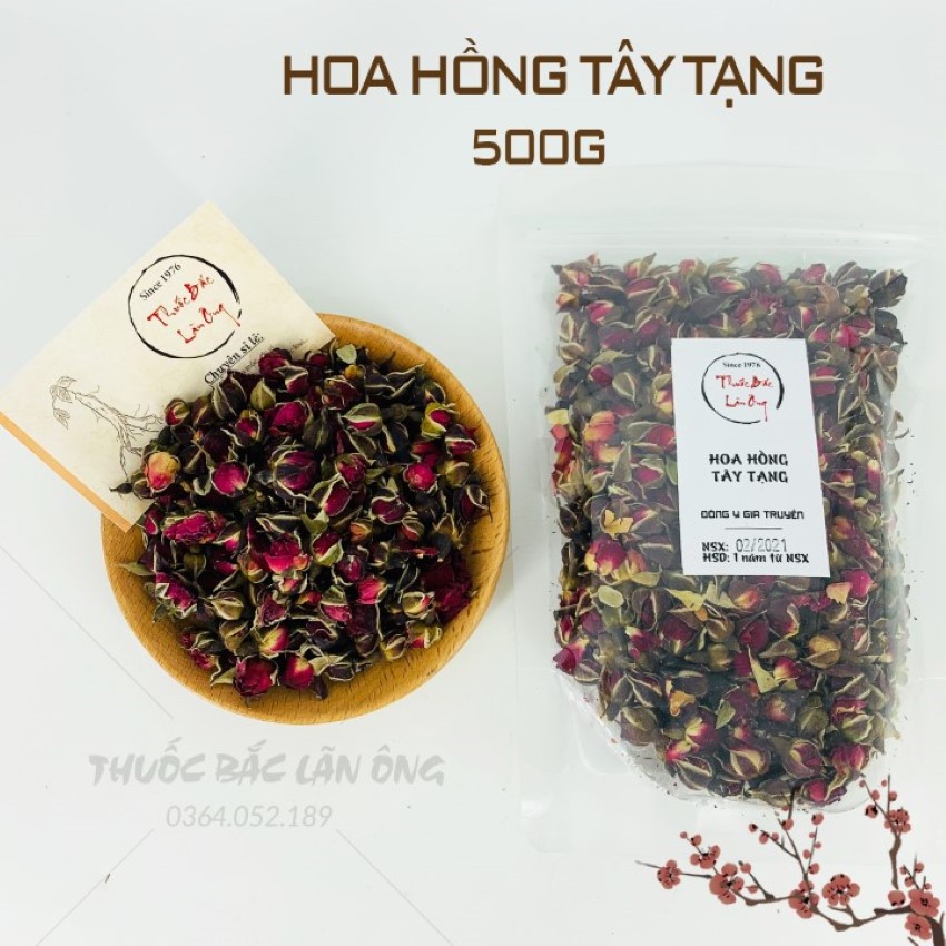 Nụ Hoa Hồng Tây Tạng 500g (Nụ Hồng Nguyên Bông)