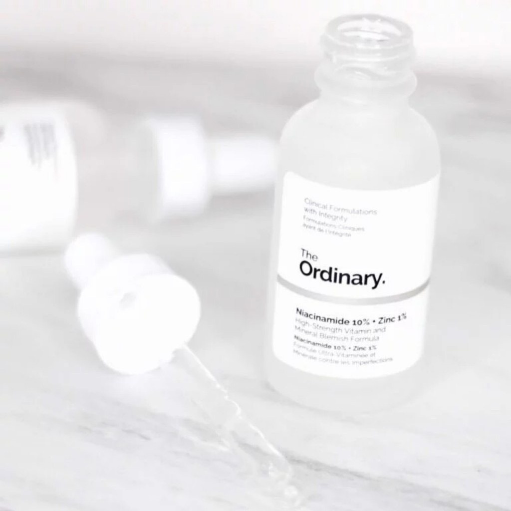 Tinh chất Niacinamide 10% + Zinc 1% - The Ordinary, Tinh Chất Giảm Mụn Thu Nhỏ Lỗ Chân lông