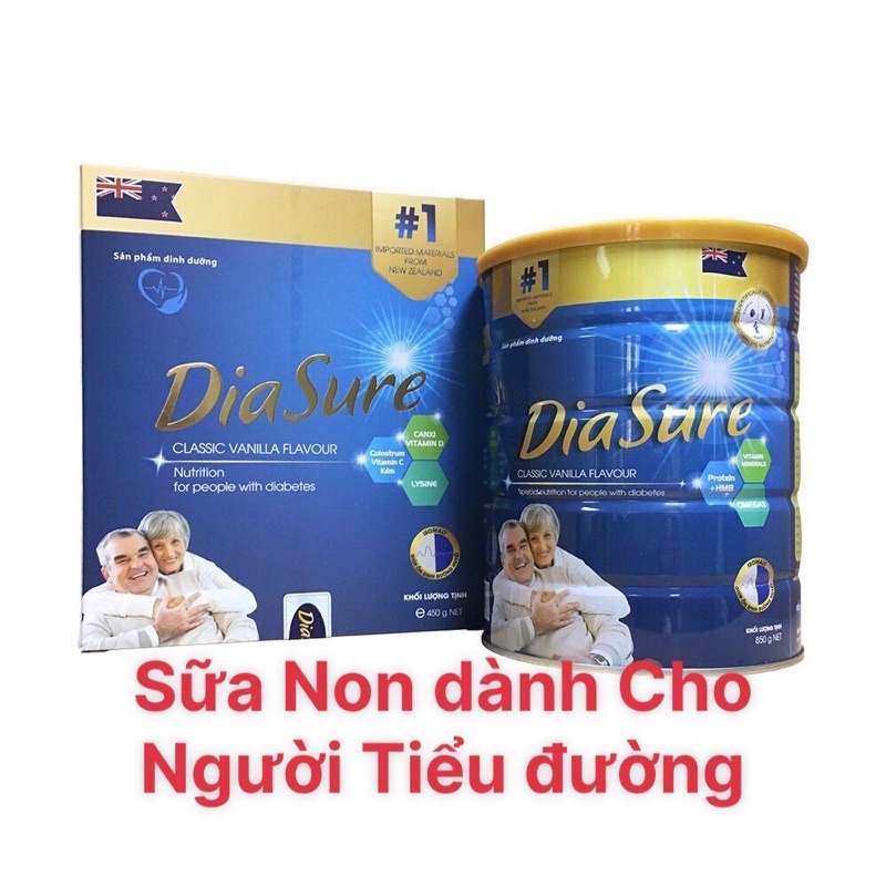 Sữa non Dia Sure Hộp 850g Chính hãng
