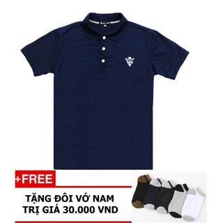 Áo Thun Nam Cá Sấu Cổ Bẻ - Tặng Tất Nam