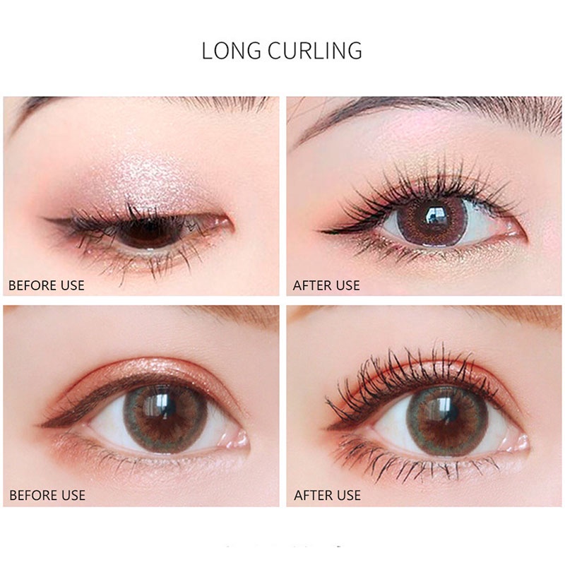 Mascara 4D Trang Điểm Chuyên Nghiệp Cho Hàng Mi Dày Dài Và Cong Với Vỏ Đính Kim Cương Lấp Lánh Chống Thấ