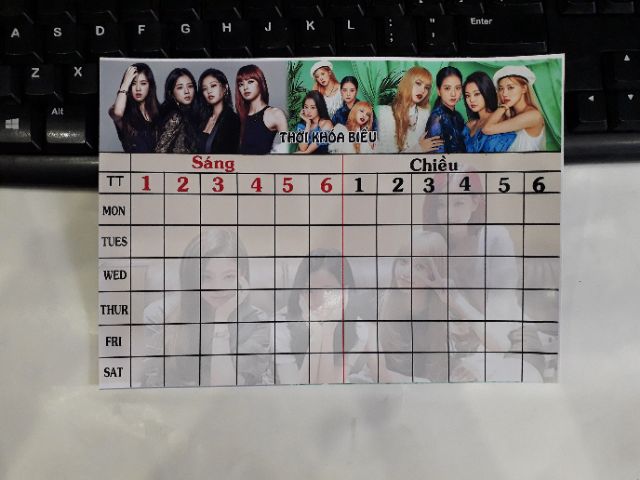 Thời khóa biểu blackpink mới mẫu mã đa dạng