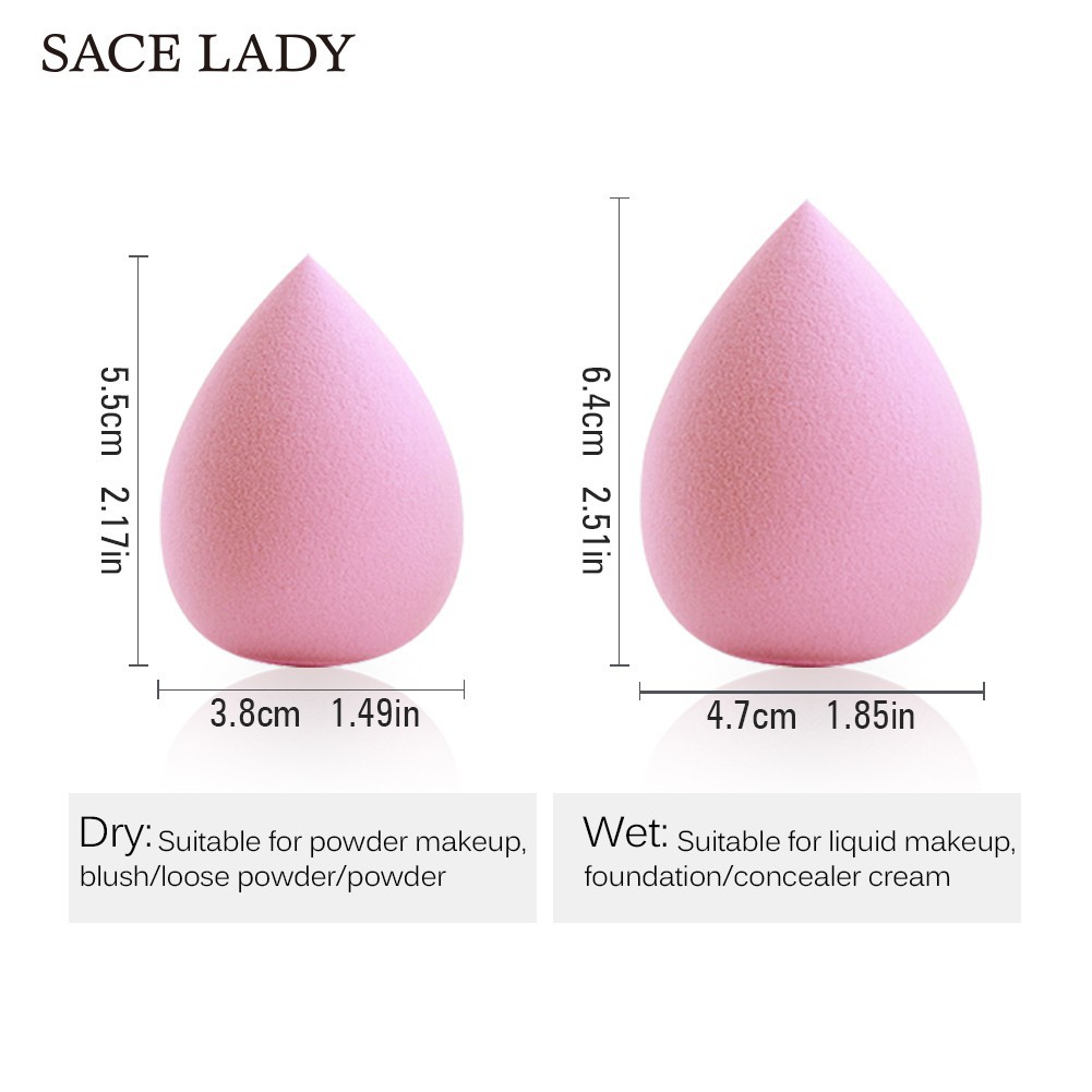 Mút trang điểm SACE LADY cao cấp chuyên dùng trong trang điểm 20g