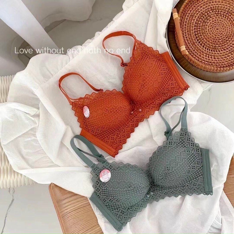 Bộ đồ lót ren nữ cao cấp, không gọng, đệm hơi SIÊU NHẸ,  mút dày cực mềm, ôm và nâng ngực, cực kỳ sexy | BigBuy360 - bigbuy360.vn