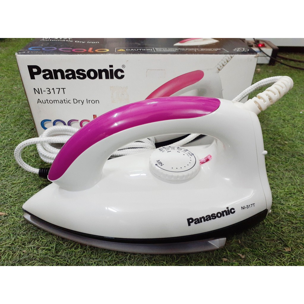 Bàn là hơi nước Panasonic NI-M250T và bàn là khô NI-317T, bảo hành 12 tháng