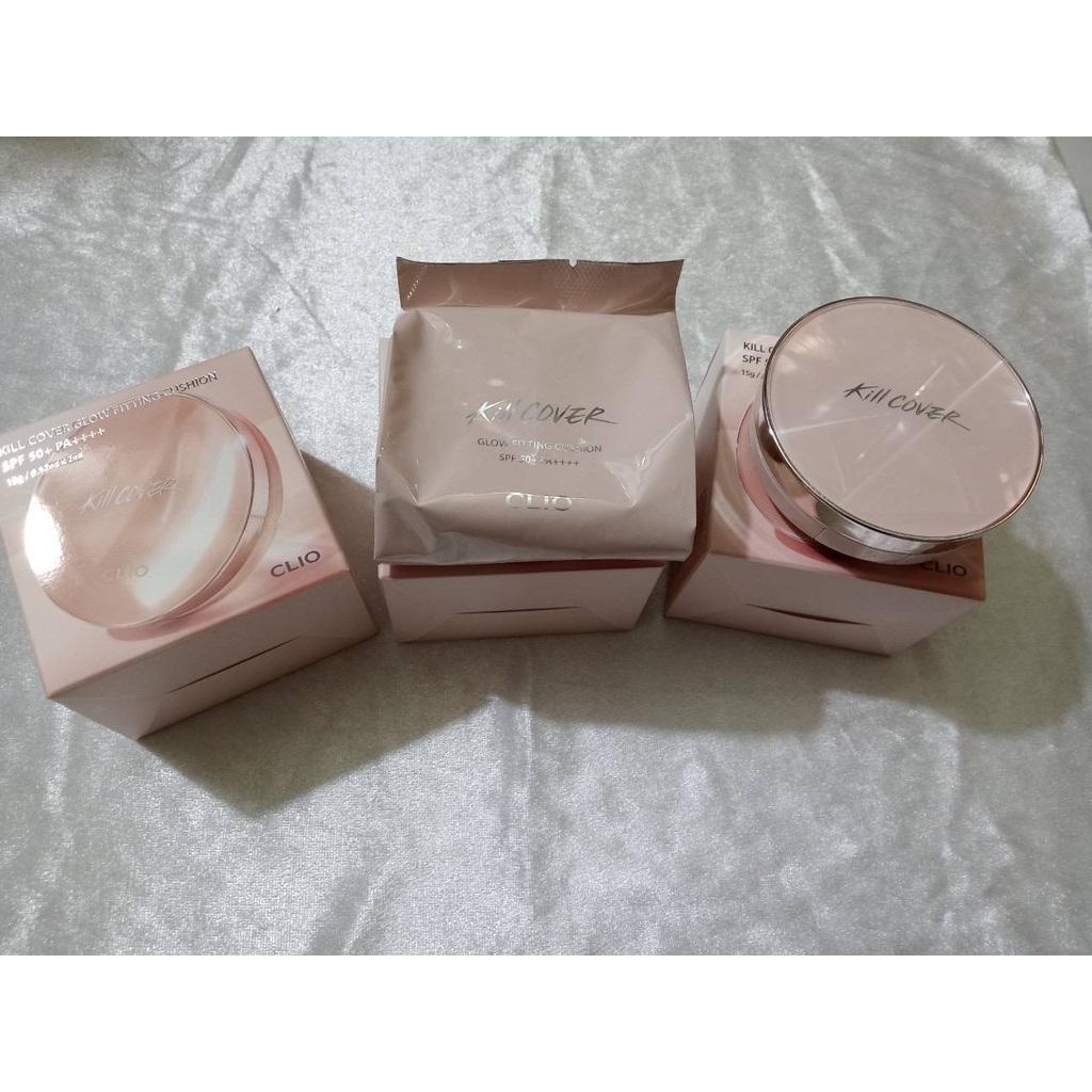 Phấn nước Clio Kill Cover Glow Cushion SPF 50 tặng kèm lỗi
