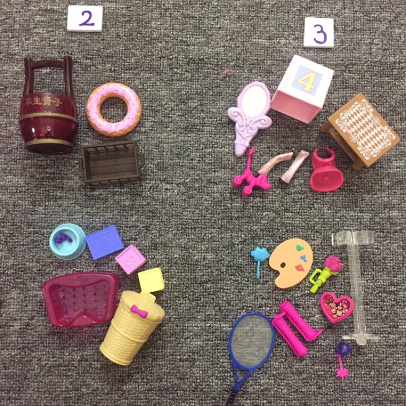 PKA2-SET PHỤ KIỆN CHO BÚP BÊ BARBIE