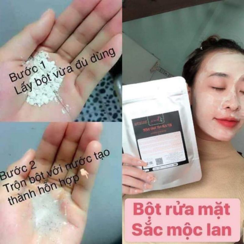 Bột Rửa Mặt Thảo Dược Sắc Mộc Lan ❤ kiềm nhờn, k tạo bọt, ngừa mụn | BigBuy360 - bigbuy360.vn