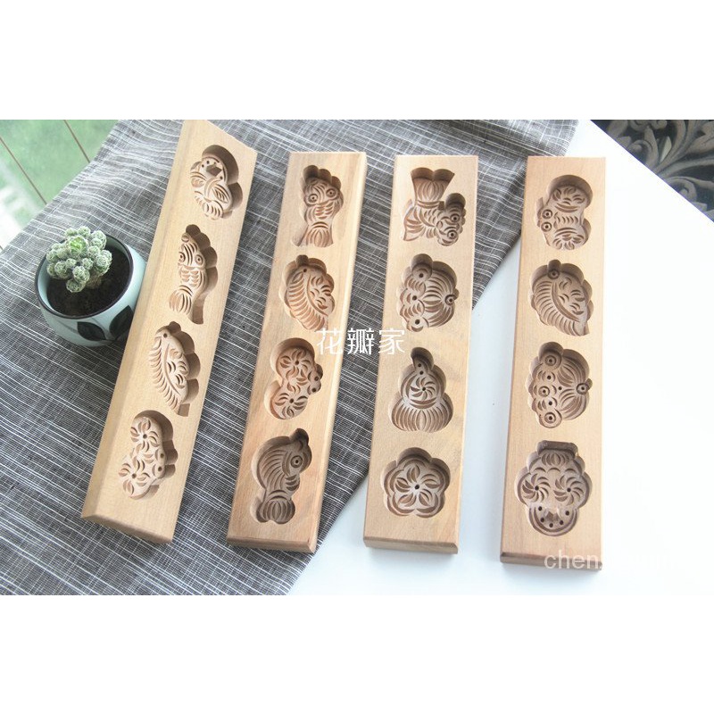 Set 2 món đồ thời trang cá tính trẻ trung|Bánh quy hình động vật hoạt hình handmade dành cho trẻ nhỏ|Khuôn làm bánh bằng gỗ cỡ nhỏ tiện dụng