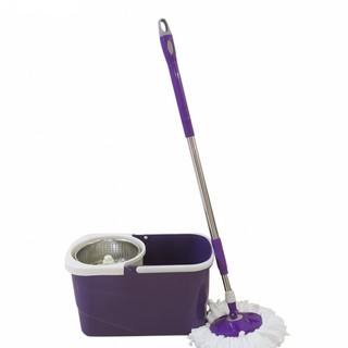 BỘ CHỔI LAU NHÀ 360 ĐỘ CÔNG NGHỆ THÁI LAN TẶNG KÈM 1 BÔNG LAU , CÓ BÁNH XE - KSDG