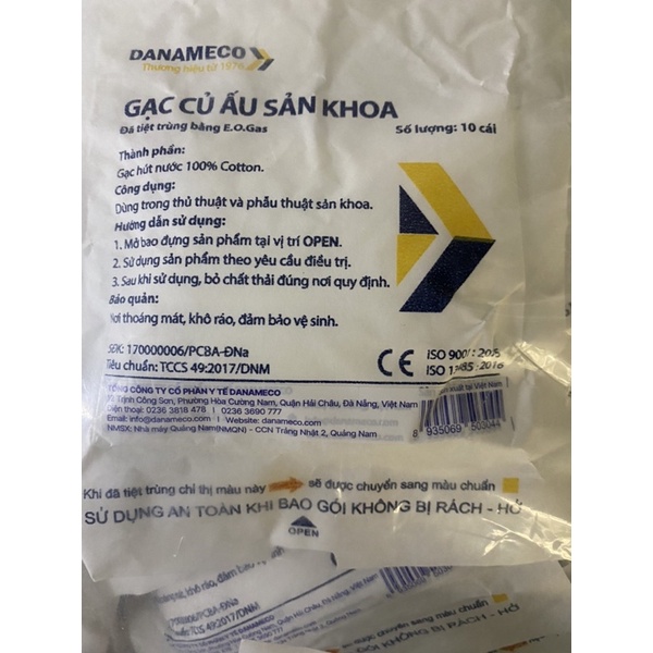 GẠC CỦ ẤU SẢN KHOA bịch 500 cái