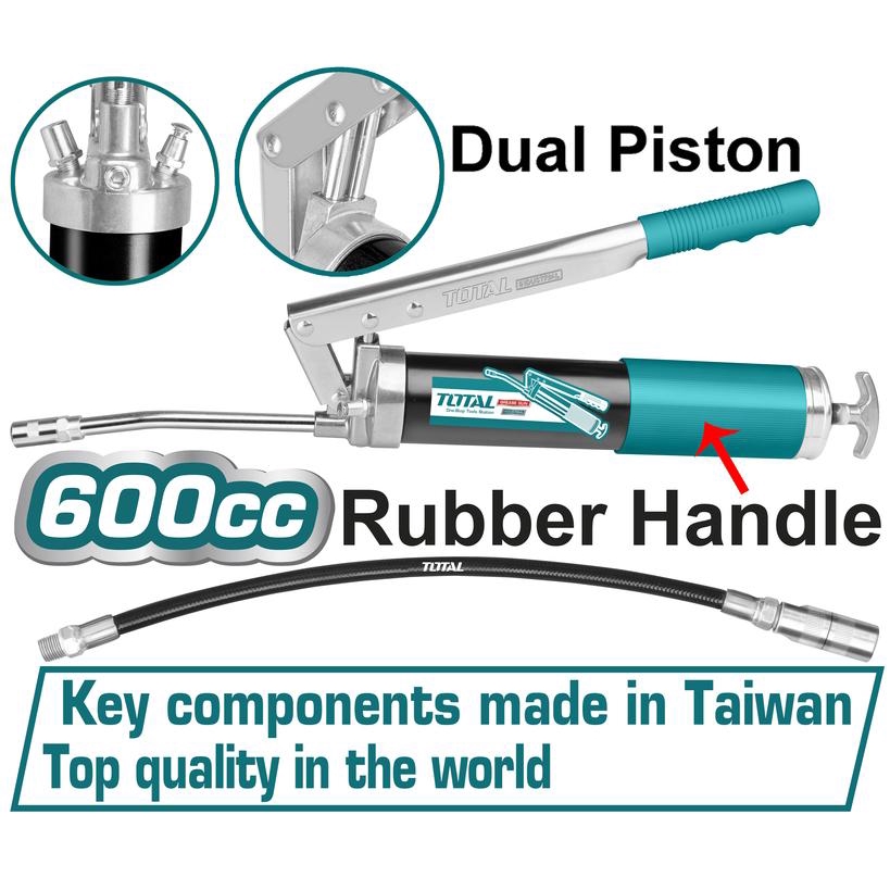600CC Dụng cụ bơm mỡ khí nén Total THT111062