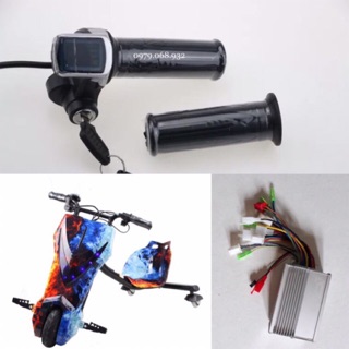Tay Ga Xe Điện, IC Điều Tốc 36V Dành Cho Xe 360, Scooter Có Khoá, Có Đèn Báo 36V