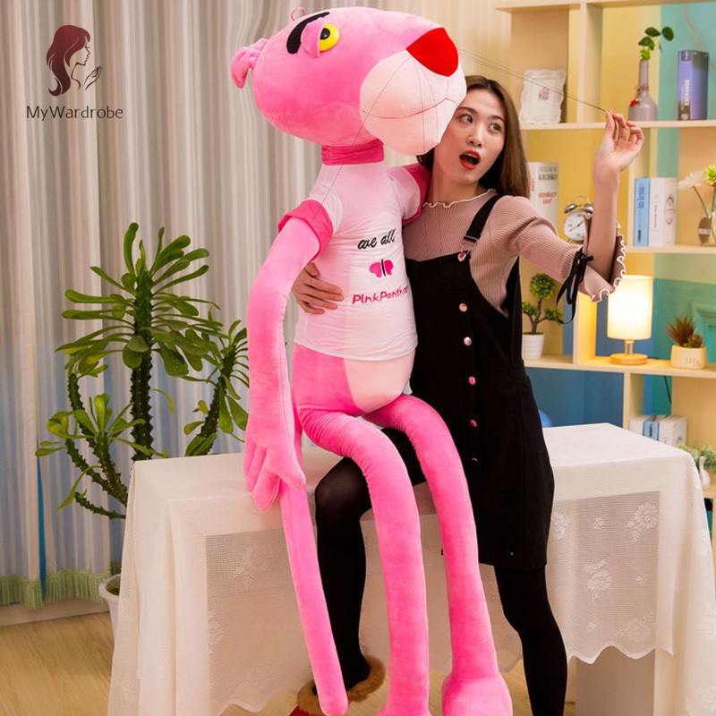 Thú nhồi bông hình chú báo hồng xinh xắn