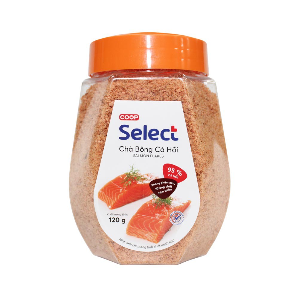 Chà bông cá hồi Coop Select 120g