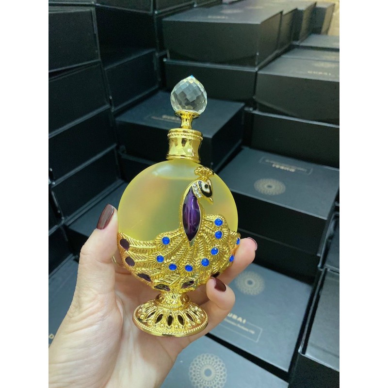 TINH DẦU NƯỚC HOA DUBAI CAO CẤP HÌNH CON CÔNG 35ML | Thế Giới Skin Care