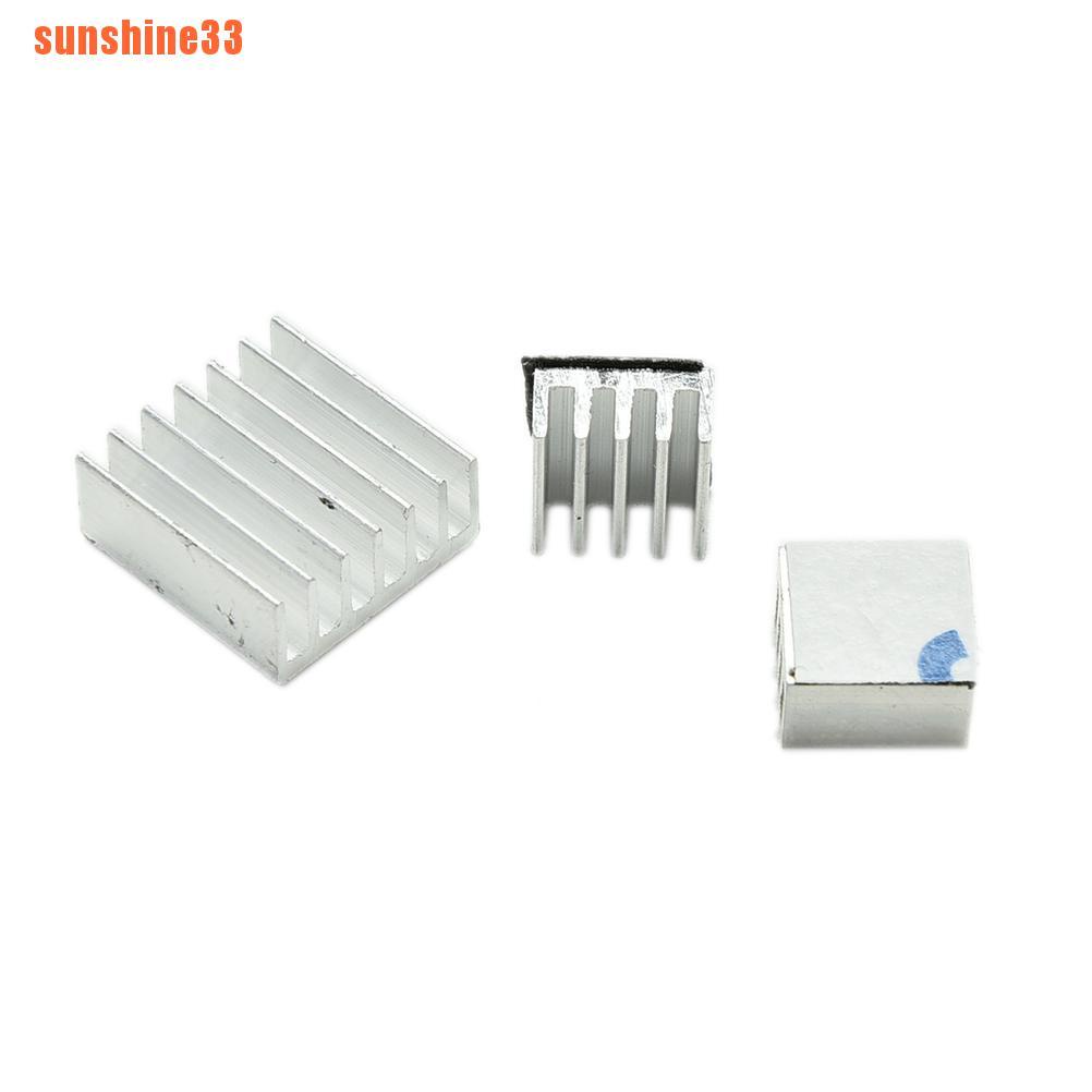 Aluminum Heatsink x3pcs - Protect OverClocking Raspberry Pi 2 & Model B