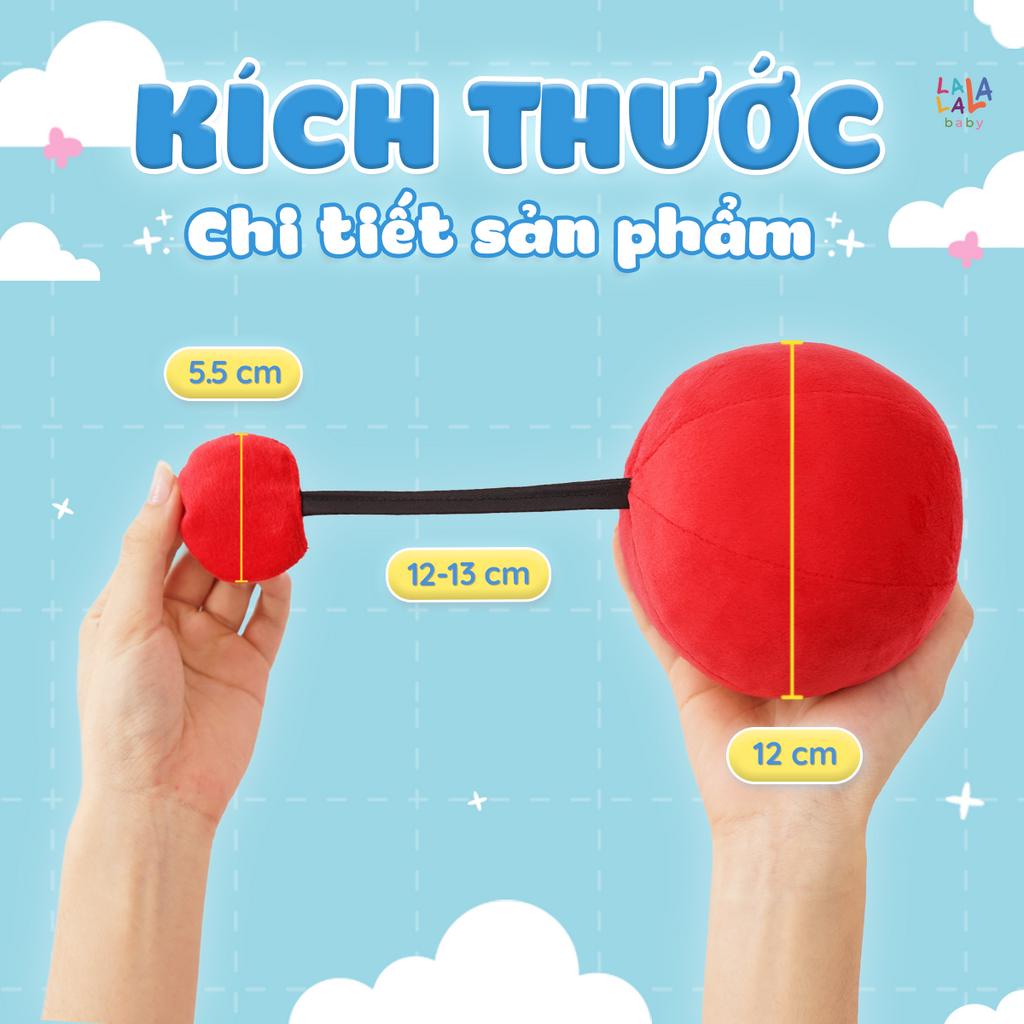 Đồ Chơi Bóng Vải Xúc Xắc Vui Nhộn Kích Thích Thị Giác Cho Trẻ Sơ Sinh Look, Look! Ball - Lalala Baby