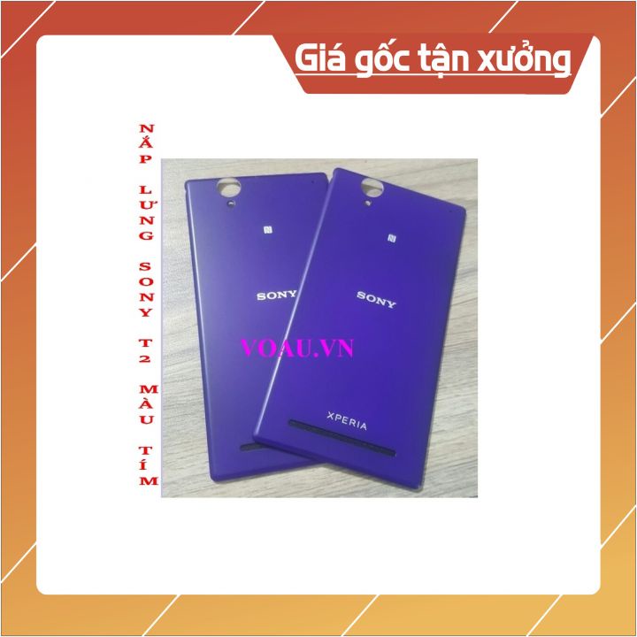 NẮP LƯNG SONY T2 MÀU TÍM