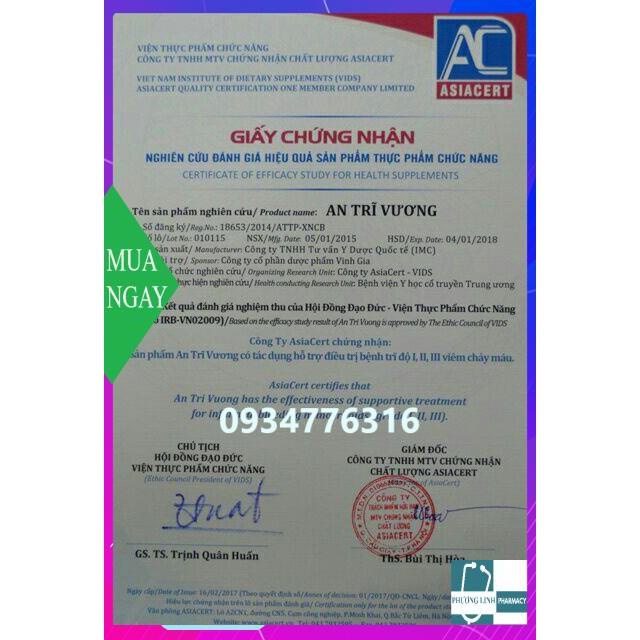AN TRĨ VƯƠNG HỘP 30 VIÊN