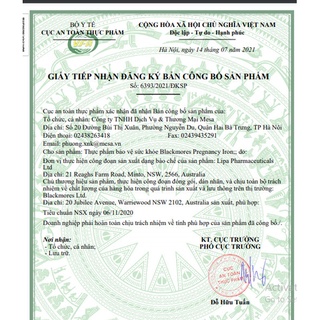 Viên sắt cho bà bầu Blackmores Pregnancy Iron 30 viên chính hãng Úc