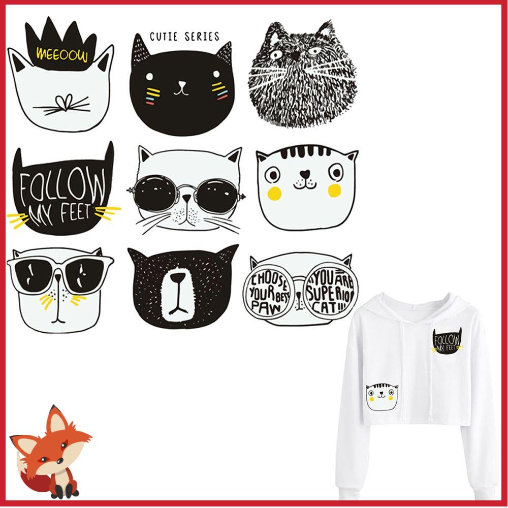 Set 9 miếng dán ủi trang trí quần áo hình biểu tượng cảm xúc ngộ nghĩnh