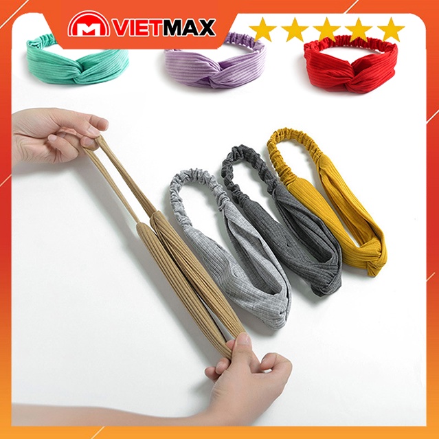 Băng Đô Hàn Quốc Thắt Chéo Nơ Dễ Thương, Nhẹ Nhàng Cho Bạn Nữ