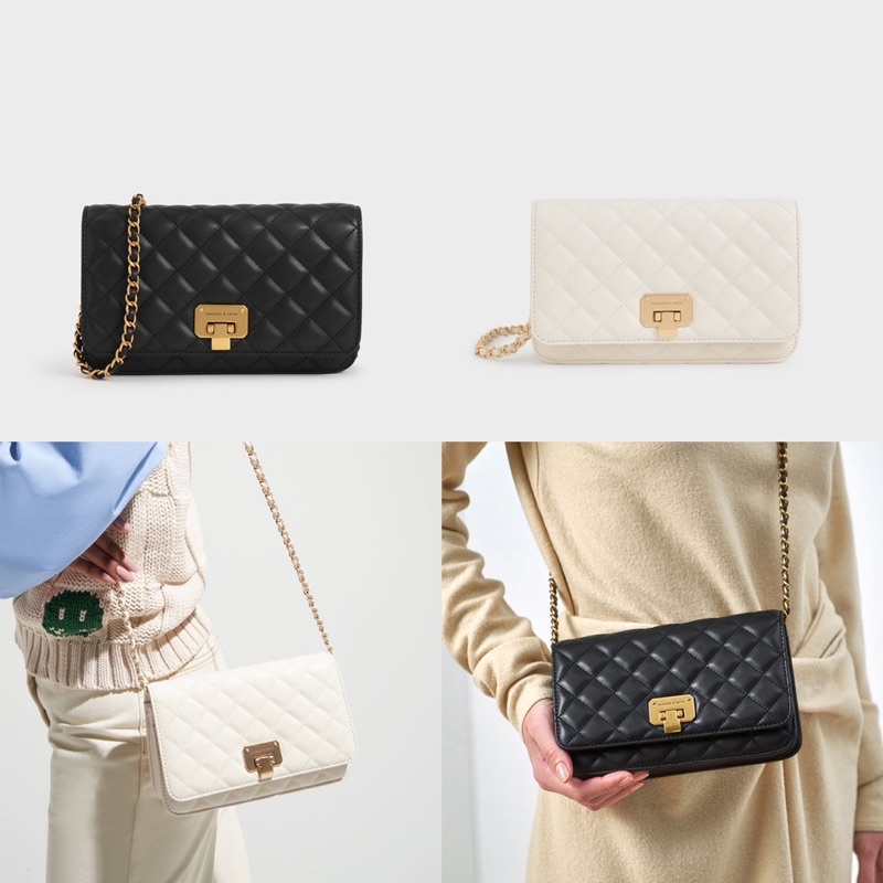 missnhi - túi xách C.N.K _push _lock thời trang xuất khẩu