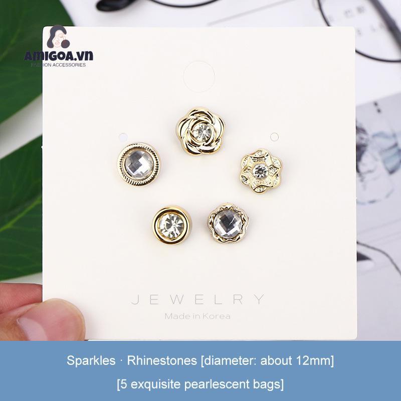 Ghim Cài Áo Sweater Vô Hình Có Thể Tháo Rời Tiện Dụng Cho Nữ