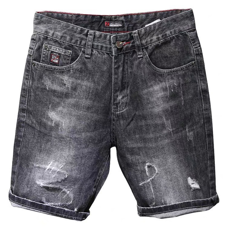 Quần short jean nam màu trắng ,Quần đùi jean nam MuradFashion MS130