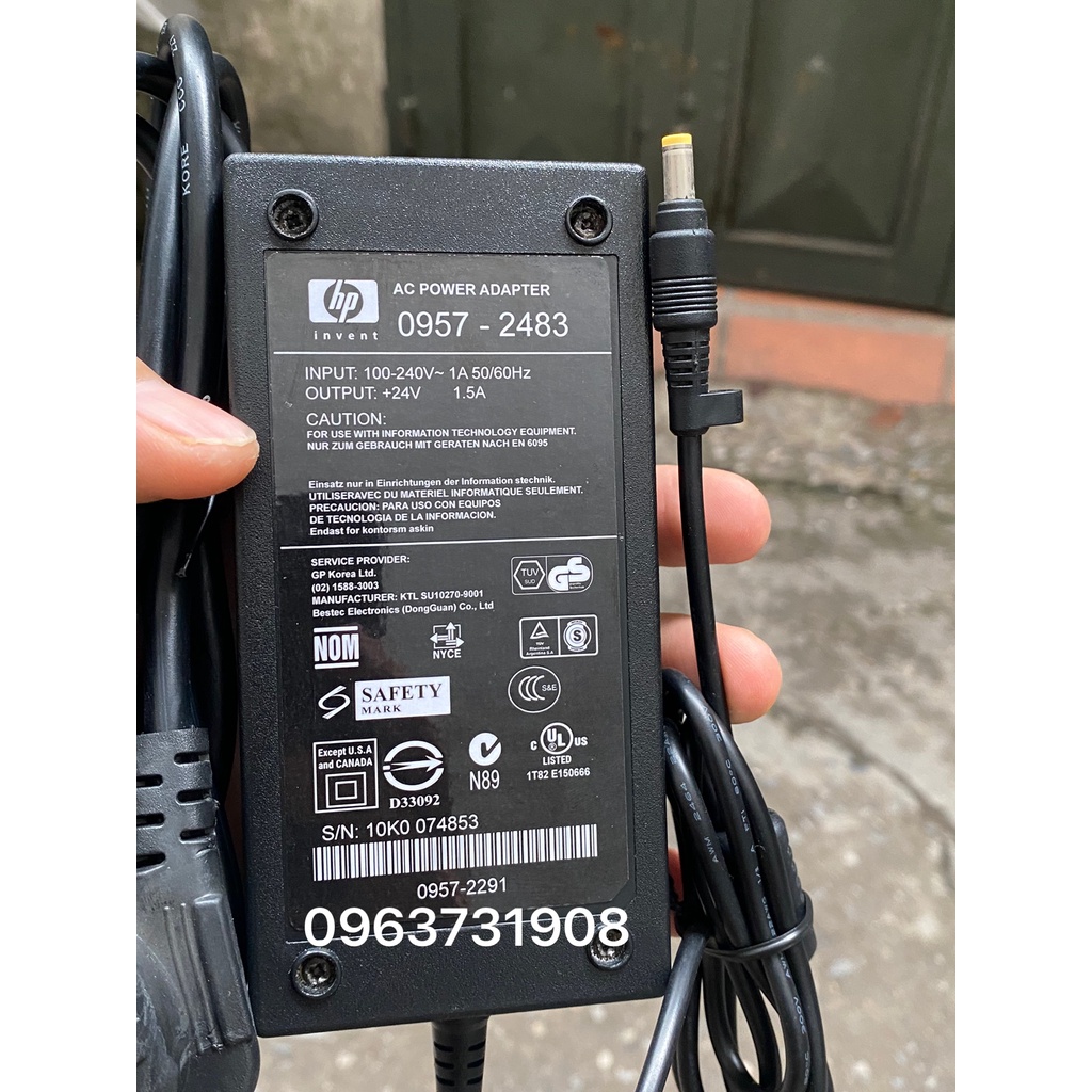 Bộ Nguồn HP 24V 1500MA 0957-2483 bản gốc