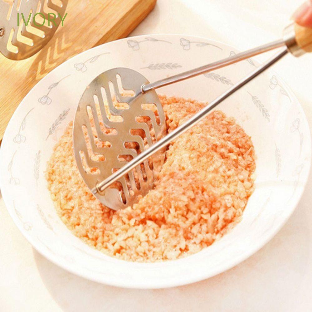 Dụng cụ nghiền khoai tây bằng thép không gỉ nhiều màu sắc tiện dụng