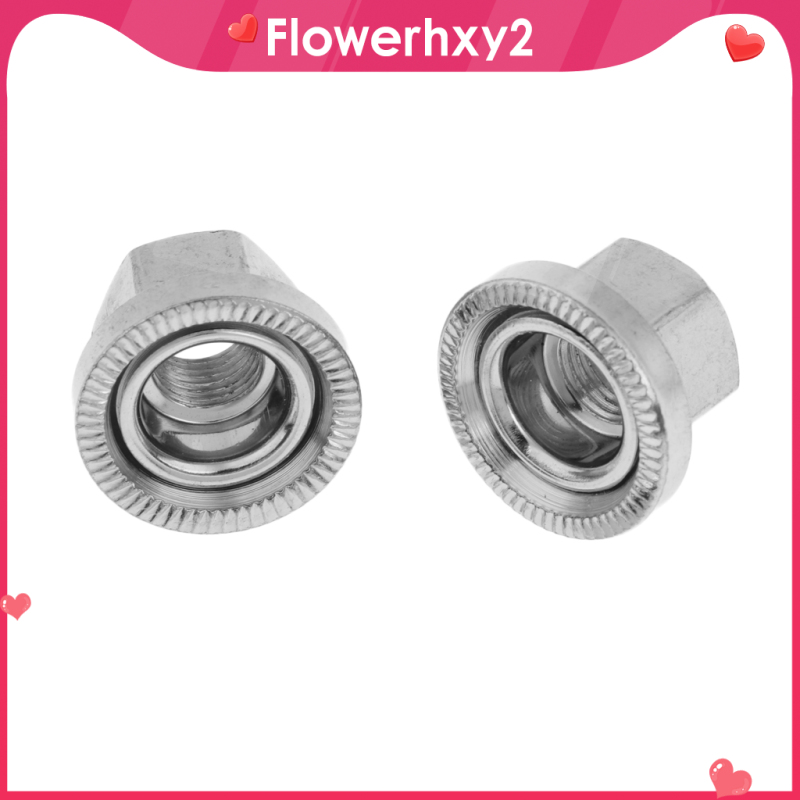 [ReadyStock]2Pcs Replacement Bicycle Bike Rear Hub Axle Nut - Strong & Durable