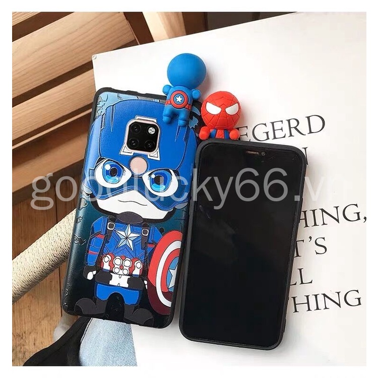 Sony Xperia XA2 XZ4 XZ5 L3 L2 10 Plus Mobile Phone Shell Cartoon Animation Soft Shell Anti-fall and Shock-proof All-inclusive Edge Protective Cover Spiderman Marvel Iron Man Shell Back Cover