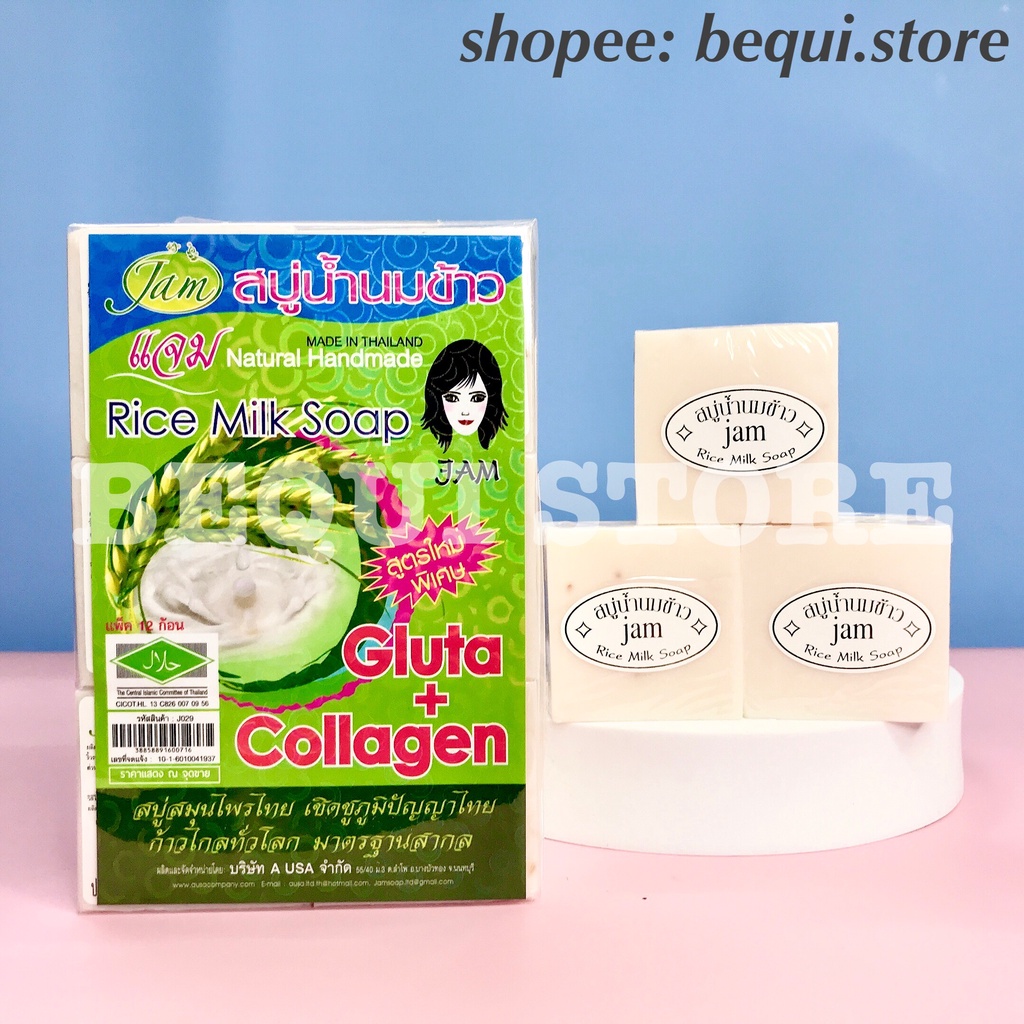 Soap xà bông Xà phòng Cám Gạo Jam Rice Milk SoapThái Lan