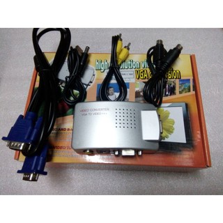 [SIÊU RẺ] Bộ chuyển VGA to AV(hộp vàng)