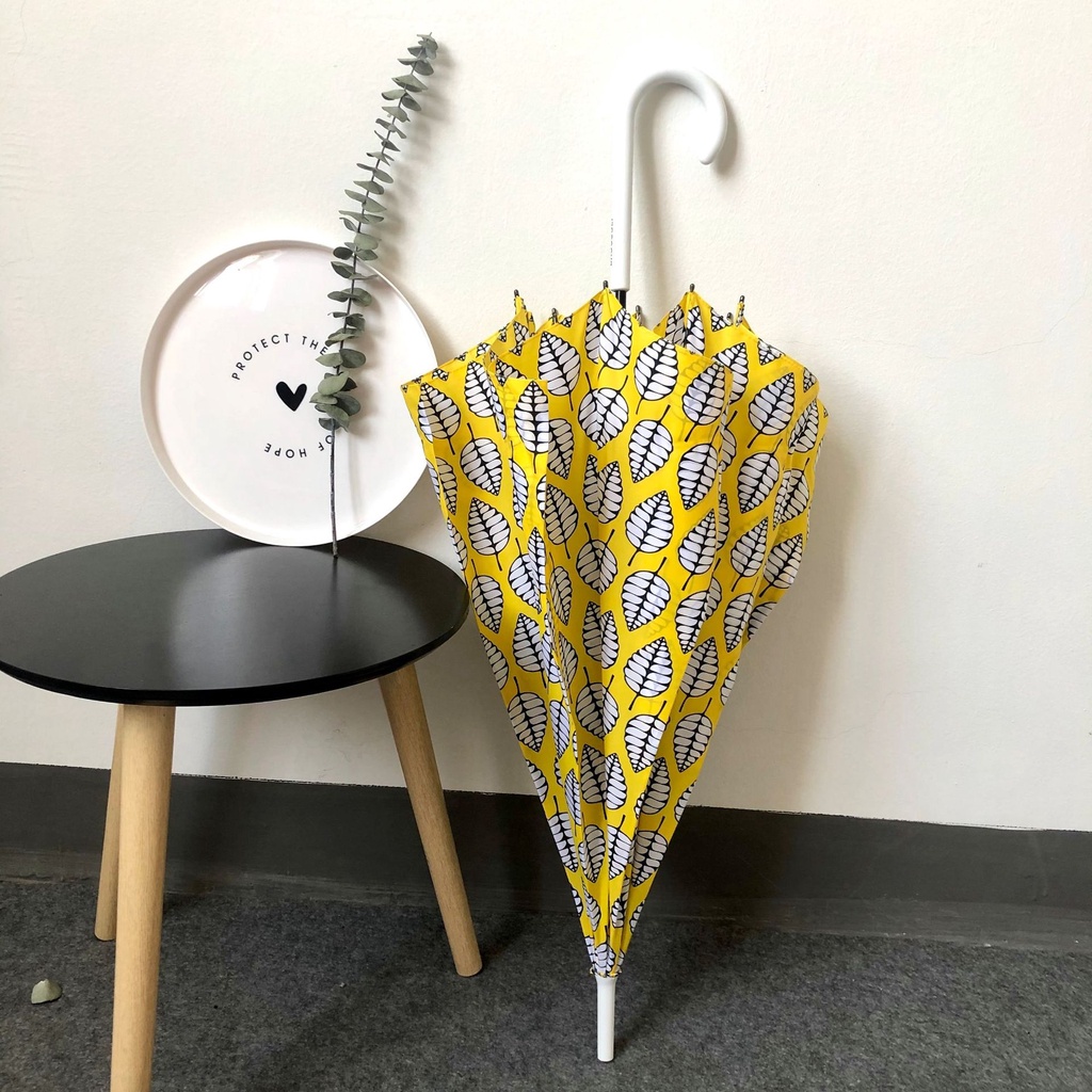 Ô dù Ban đầu ins gió dài xử lý ô ô tự động thẳng ô thẳng xử lý phụ nữ chống mưa ô quảng cáo ô