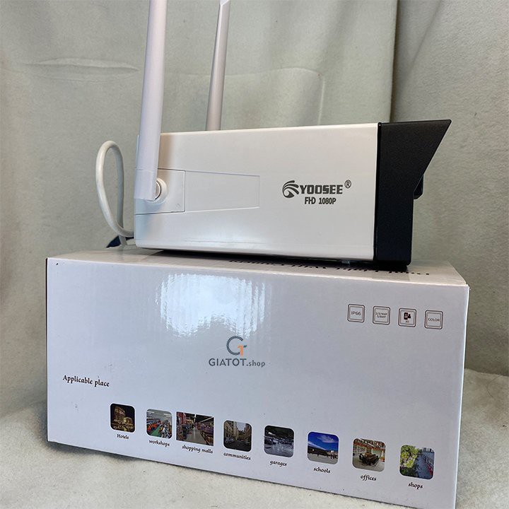 Camera wifi ngoài trời yoosee full HD 1080p model 216S soi ban đêm có màu mới
