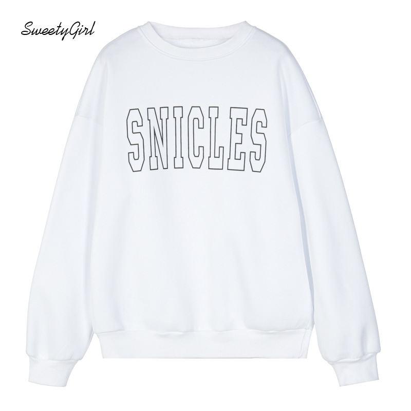 Áo Nỉ Nữ Dài Tay Cổ Tròn Thời Trang Hàn