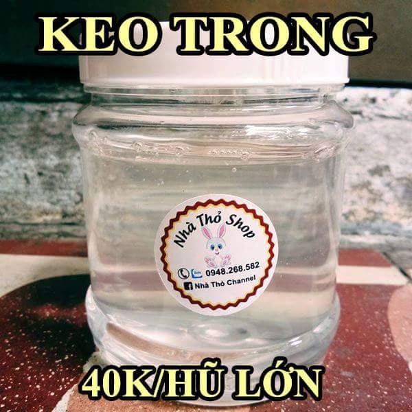 Keo Trong Làm Slime_Nguyên Liệu Nhập_[Xem Kĩ Hình Trước Khi Mua]